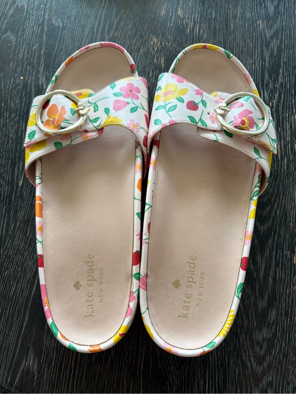 Kate Spade floral sandals